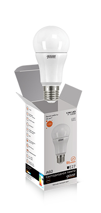 LD23212 (12W, мягкий теплый свет 2700К, цоколь E27, аналог лампы накаливания 100W)